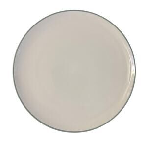 Noritake Colorwave Green 8485 Charger Plate Stoneware Sage Creamy White Vintage